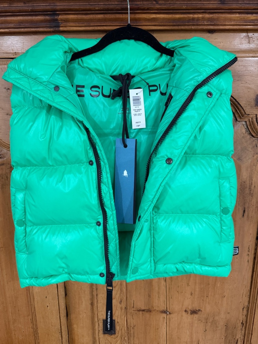 Mint Green Puffer Vest